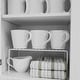 preview thumbnail 9 of 15, Evelots Kitchen Cabinet/Counter Shelf-Organizer-Double Space-Sturdy Metal