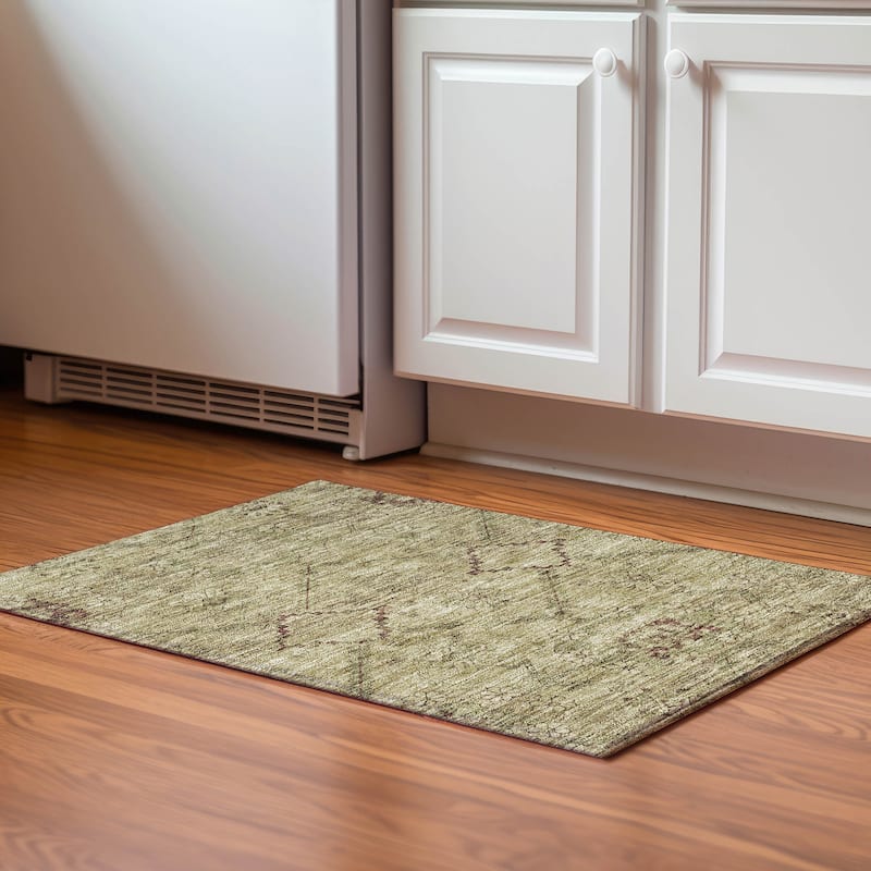 Premium Washable Super Soft Boho Moroccan Mayfield Rug - Brown - 1' 8" x 2' 6"