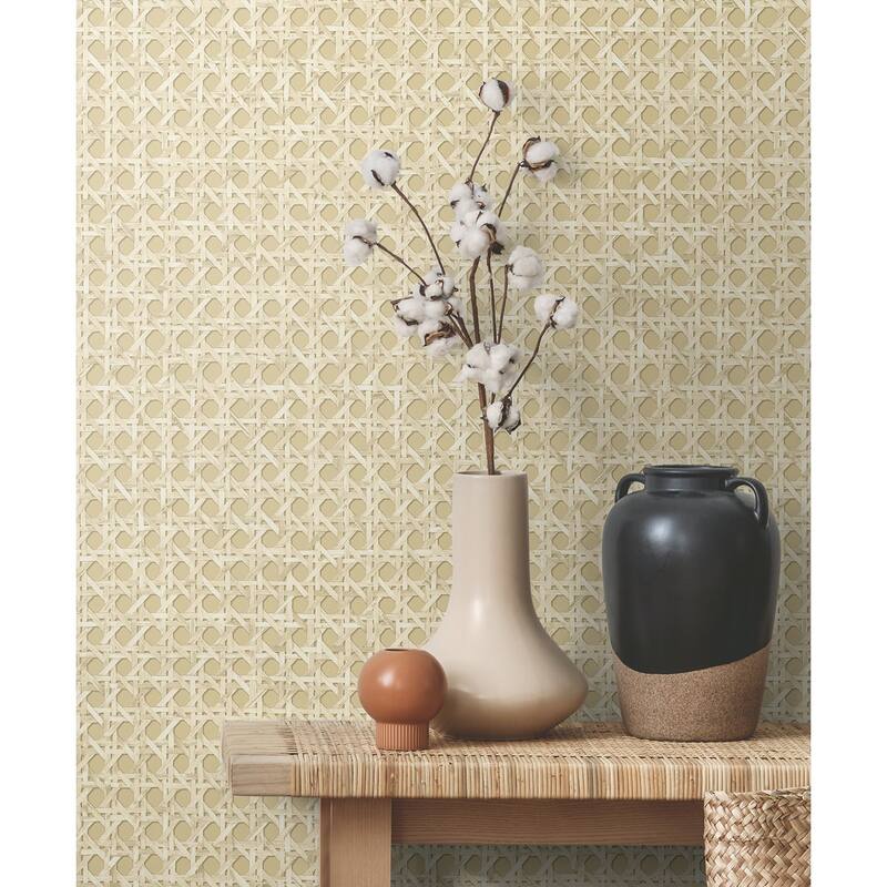 Seabrook Designs Mika Unpasted Wallpaper