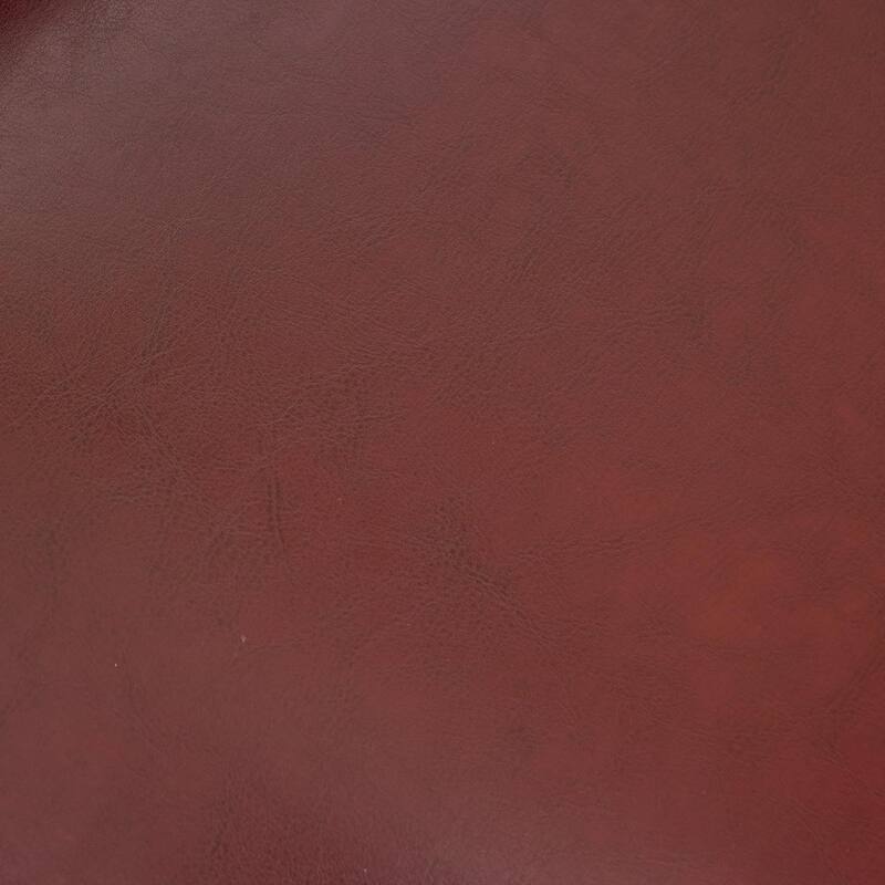 Roomfitters Faux Leather Club Chair with Nailhead Trim, Comfortable Cushioned Accent Armchair for Living Room Seating