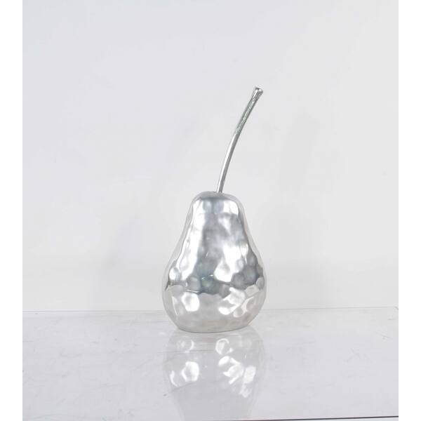 Delicious Hammered Finish Pear Statue Delicious Hammered Finish Pear Statue