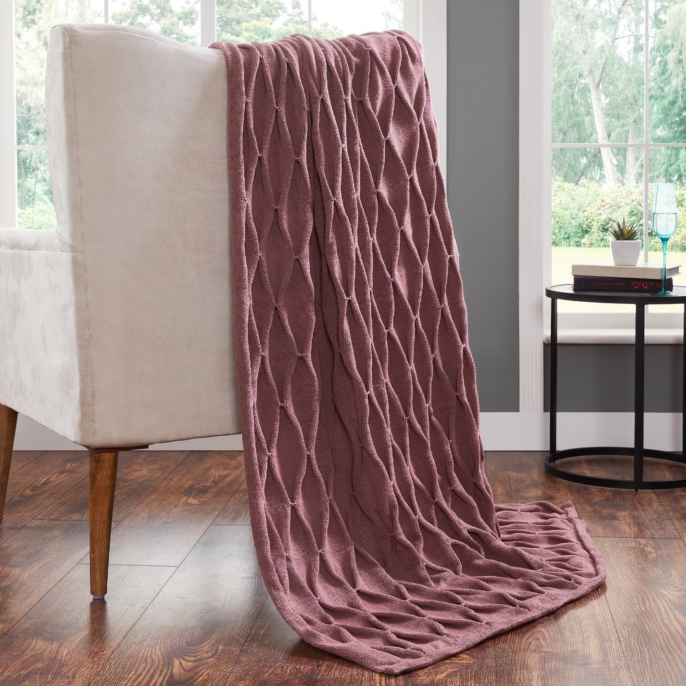 Modern Threads Samira 100-Percent Acrylic Throw 50 x 60
