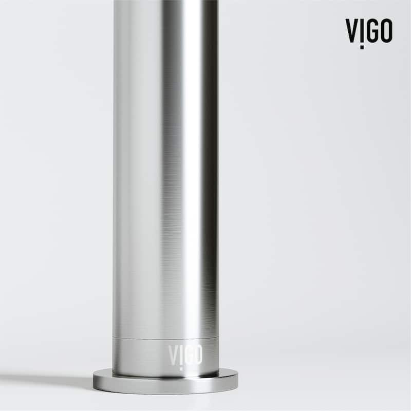Vigo VGT2091 Coca Gothic 19" Rectangular Concrete Vessel Bathroom Sink
