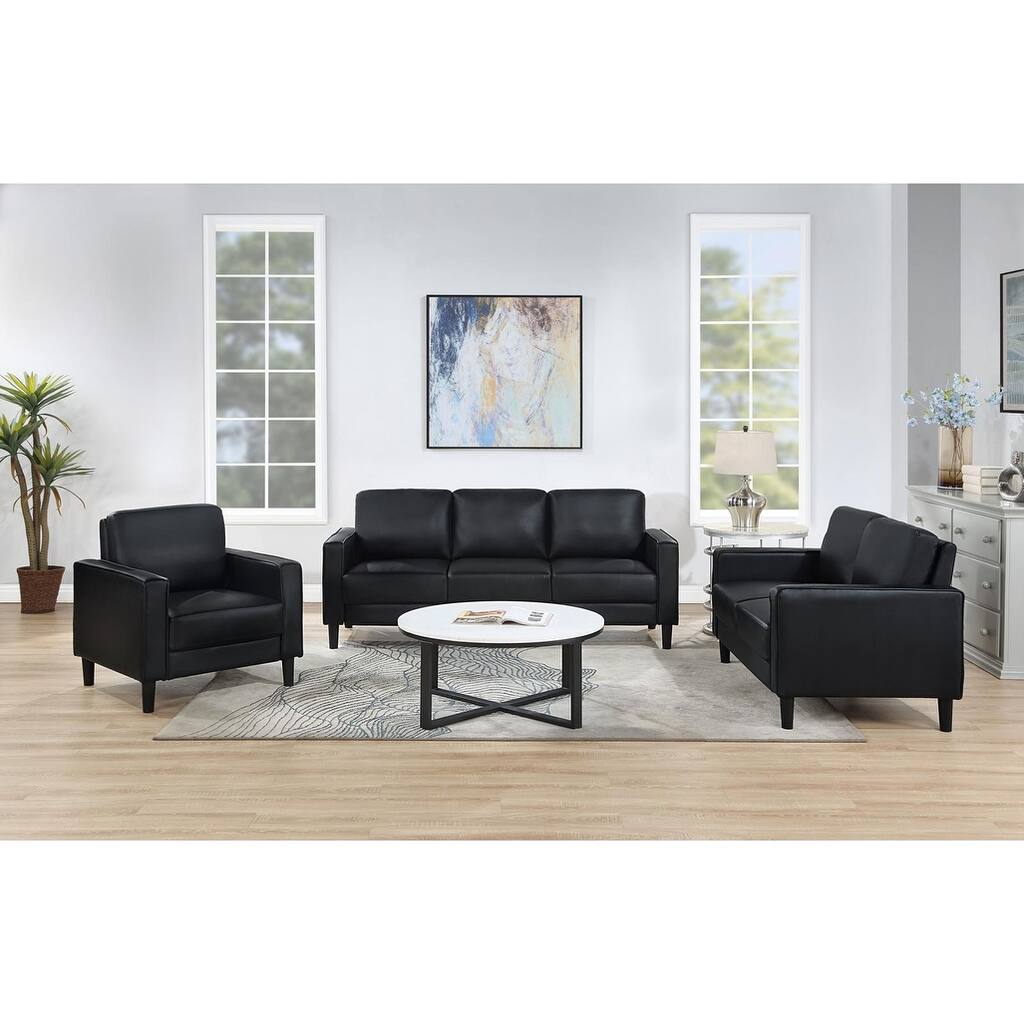 Farallone 3-piece Track Arm Sofa Set
