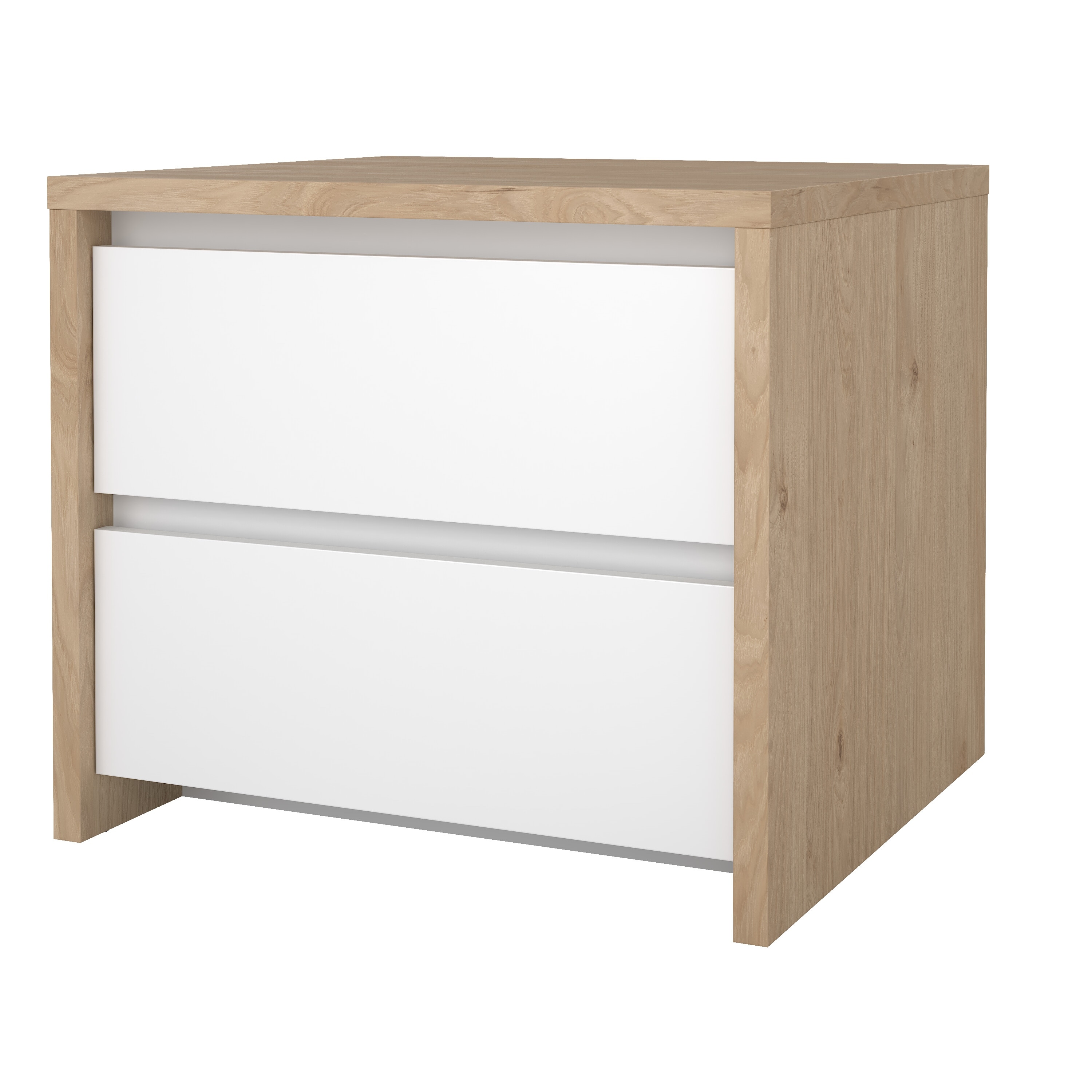 Porch & Den Next 17-Inch Tall 2-Drawer Nightstand End Table