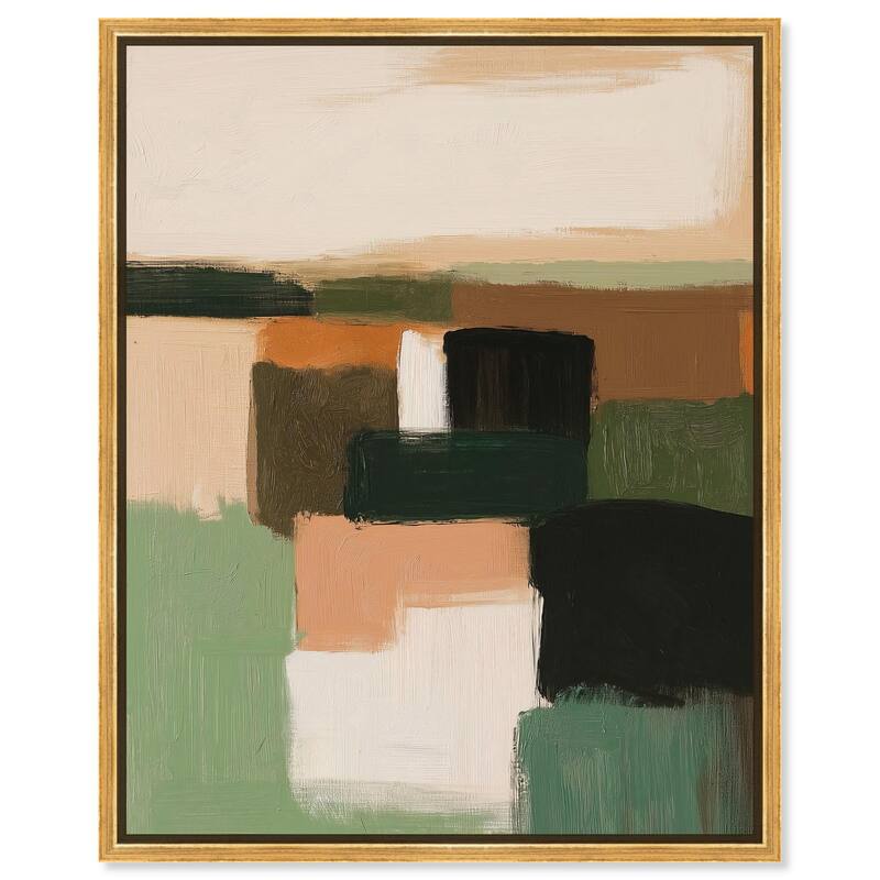 Underbrush Musings I Canvas by Art Remedy - 20" x 24" - Gold