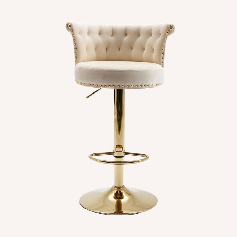 Set of 2 Adjustable Counter Height Chairs