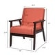 preview thumbnail 32 of 64, Costway Set of 2 Fabric Accent Armchair Solid Wood Upholstered Lounge - See Details