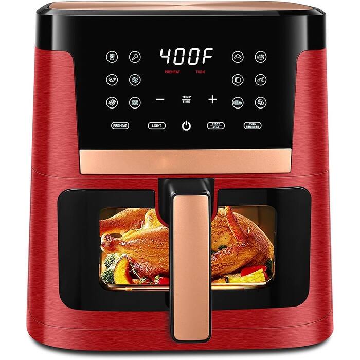 Oilless Oven Healthy Cooker Air Fryers Large Capacity (Red) On Sale