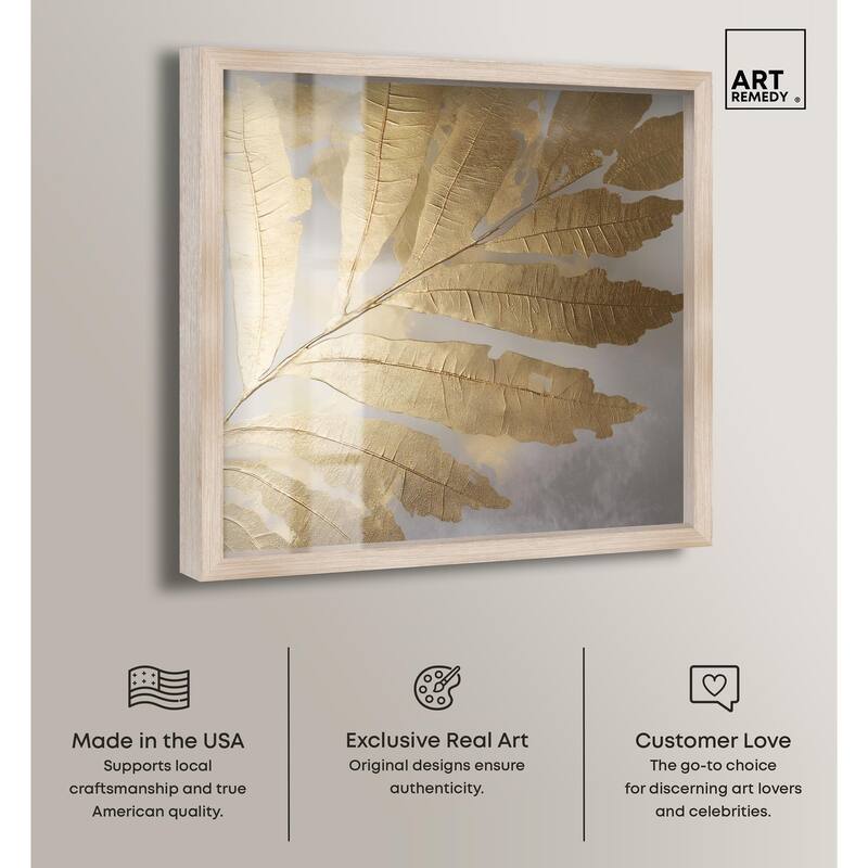 Golden Canopy (I) Shadowbox by Art Remedy