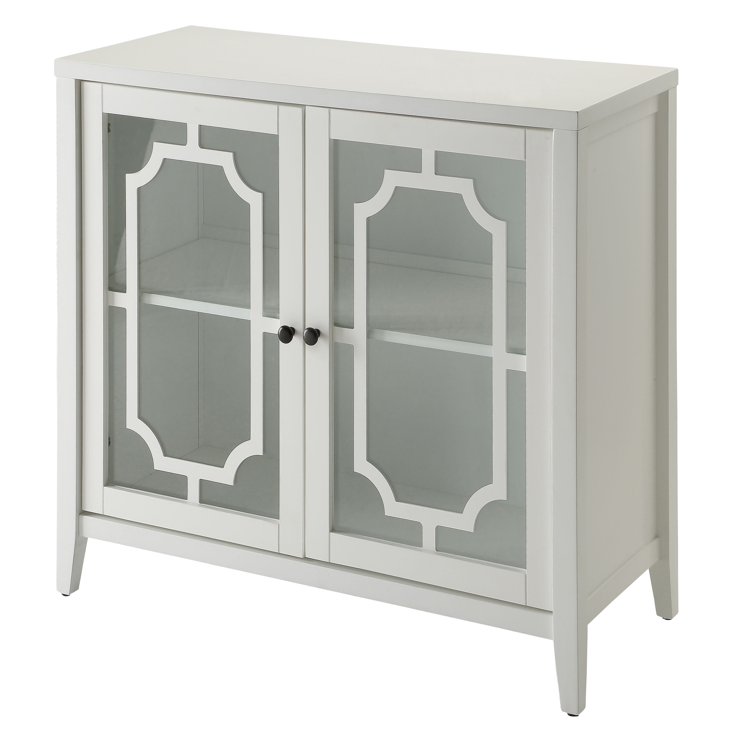 Console Table With Two Doors For Ample Living Room Storage