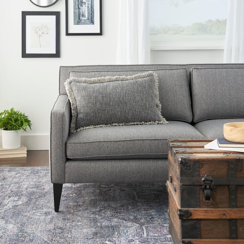 57 Grand by New Concept Washables Rustic Farmhouse Geometric Stonewash Throw Pillow , ( 22" x 22" )