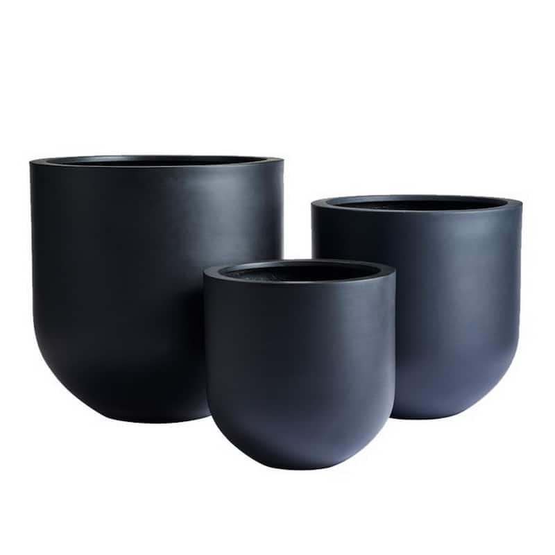 DreamPatio Santa Rosa Fiberstone Planter for Indoor/Outdoor
