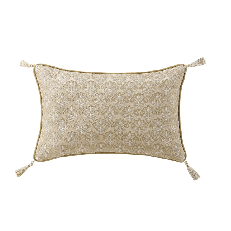 J. Queen New York Sondra Gold Boudoir Decorative Throw Pillow