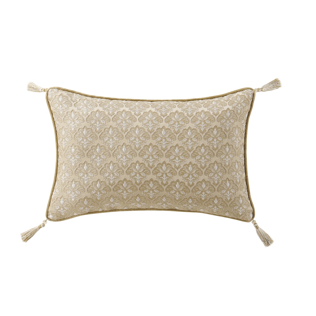 J. Queen New York Sondra Gold Boudoir Decorative Throw Pillow