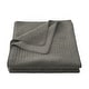 preview thumbnail 25 of 29, HiEnd Accents Stonewashed Cotton Velvet Quilt, 1PC Gray - Twin