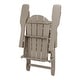 preview thumbnail 79 of 166, Laguna Fade Resistant All Weather Outdoor Patio Folding Adirondack Chair
