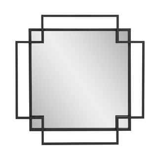 Allan Andrews Square Geo Wall Mirror - 30.25"W x 30.25"H