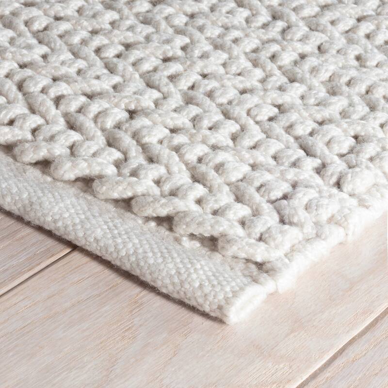 Dash & Albert Veranda Handwoven Performance Rug - Overstock  Dash & Albert Handwoven Polypropylene Rug - Gray & Cream main image 0