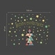 preview thumbnail 3 of 4, Walplus Glow Moon Stars Triangles Children Wall Sticker Nursery Decor
