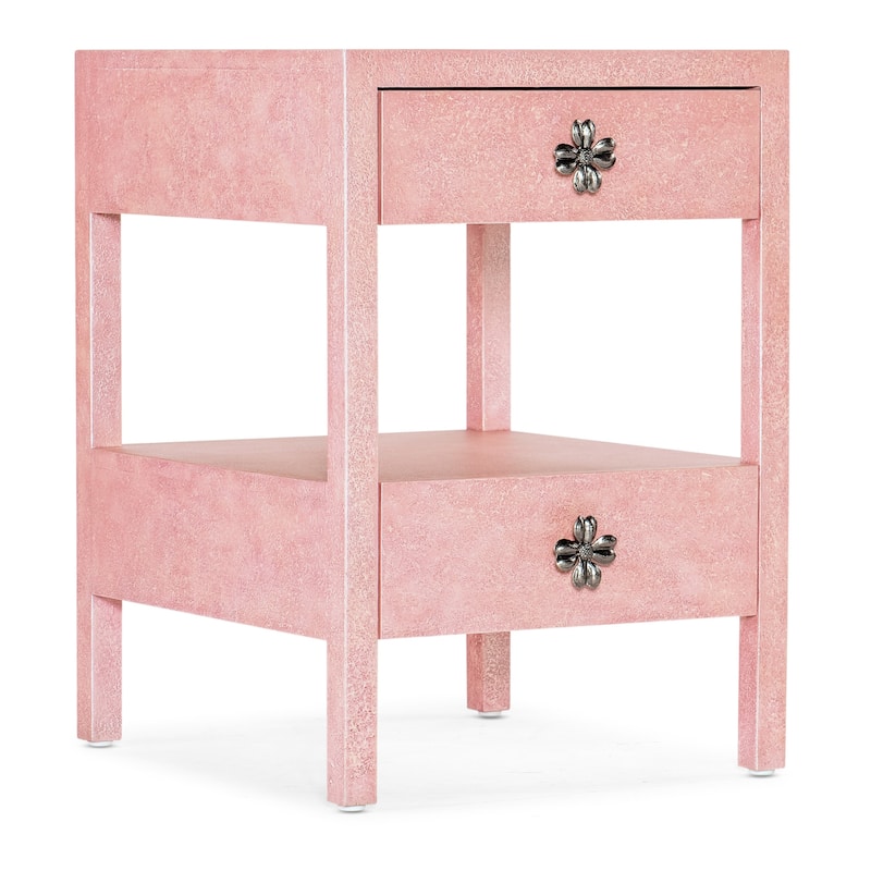 Hooker Furniture 5000-50001 Courage 22" Wide Wood Top Maple Table - Pink