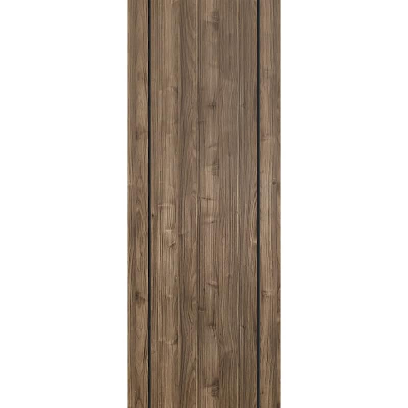 French Pocket Door 28x80 with Planum 0016 White Silk with Kit Trims Rail - 18" x 96"