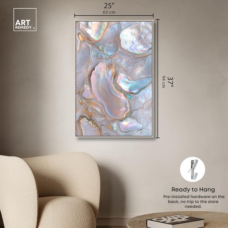 Fluid Preciousness III Canvas by Art Remedy