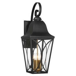 The Great Outdoors 73359 Cardigan 4 Light 30" Tall Outdoor Wall Sconce