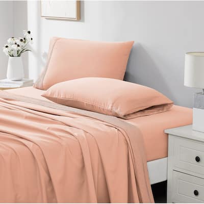 Vilano 21-inch Extra Deep Pocket 4-Piece Bed Sheet Set with Pleated Hem