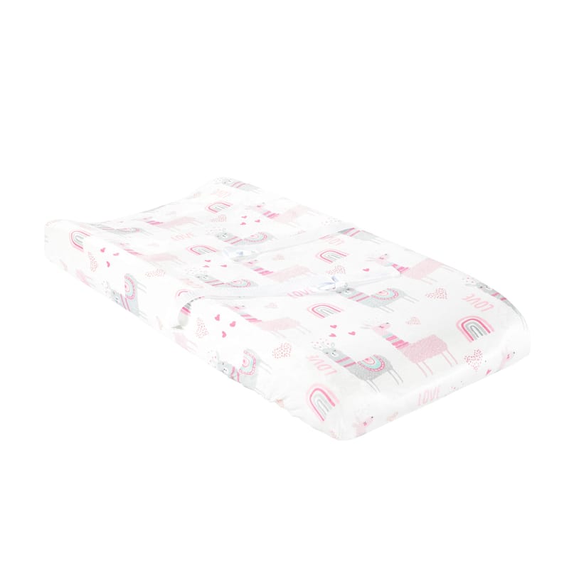 Lush Decor Baby Llama Love Soft & Plush Changing Pad Cover - 32" x 16" x 5"