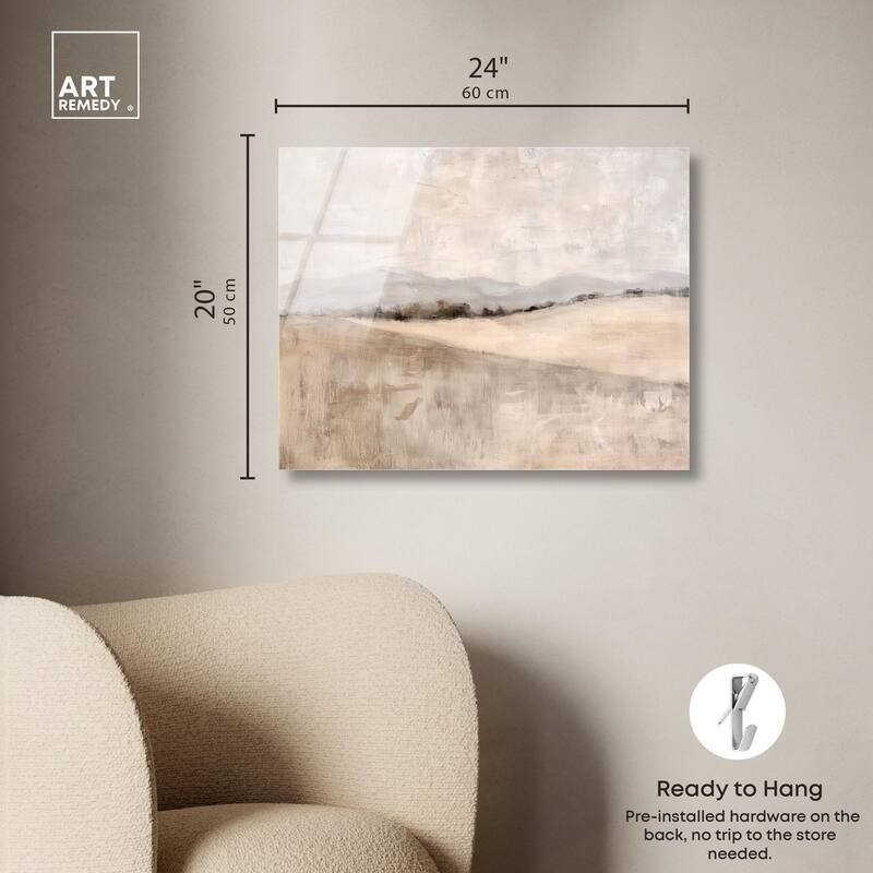 Distant Hills II Acrylic by Art Remedy, Ready to Hang