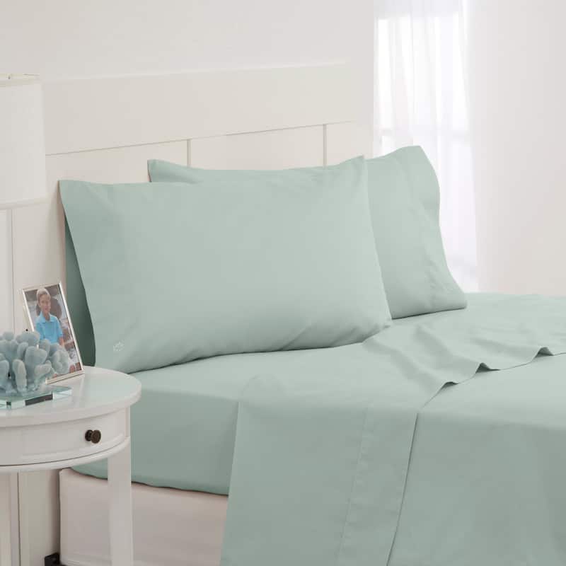 Southern Tide Cotton Twill Pillowcases - Sea Foam - Queen