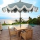 preview thumbnail 58 of 157, 9ft Tassel Patio Umbrella Auto-Tilt, Crank , by JONATHAN Y
