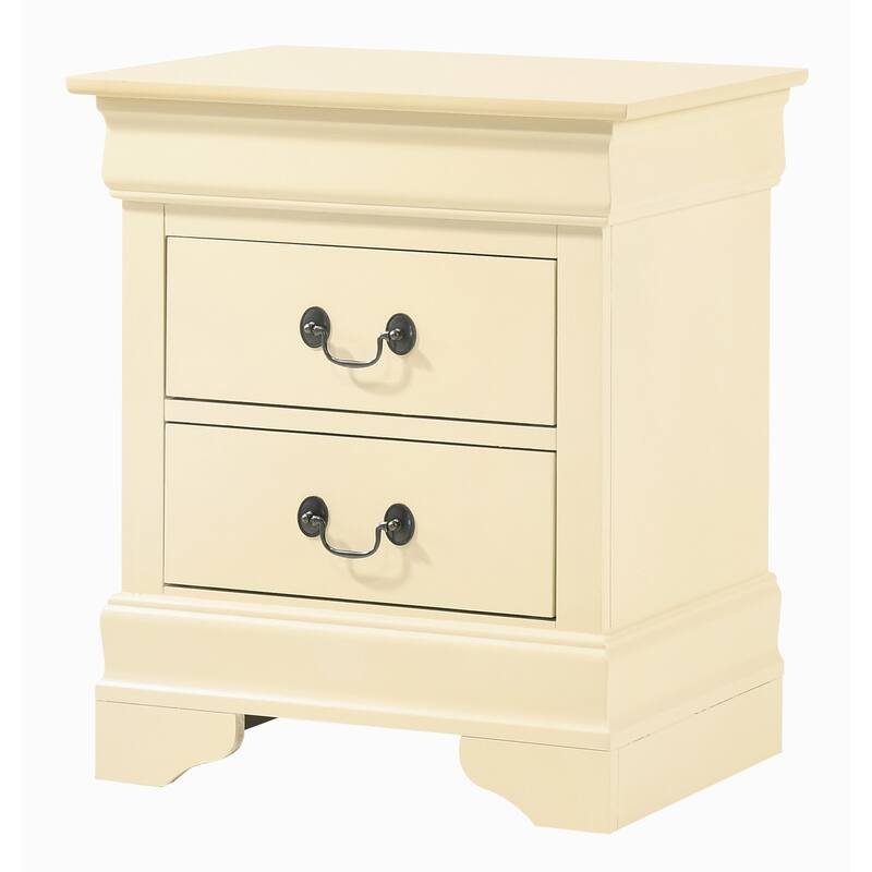 Storage Nightstand with 2-Drawer