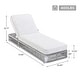 preview thumbnail 7 of 112, Patio Recline Chairs Adjustable Chaise Lounge with Cushions (Set of 2)