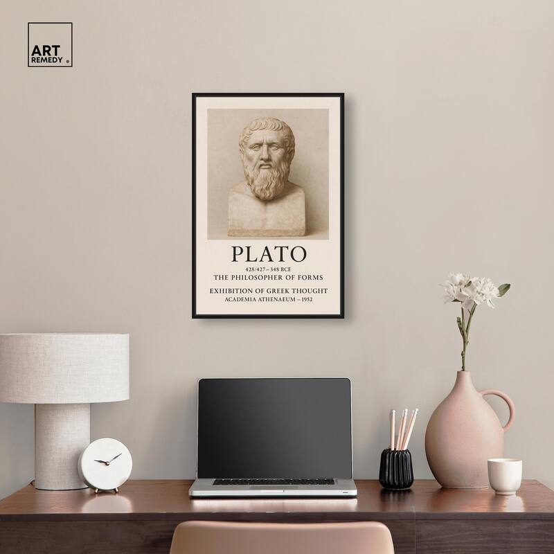 Philosopher of Forms Canvas by Art Remedy