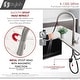 preview thumbnail 20 of 54, STYLISH Kitchen Sink Faucet Single Handle Pull Down Dual Mode Stainless Steel Polished