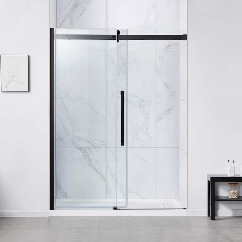 Bel Soft-Close 2-Piece Base Door Rectangular Alcove Shower Kit