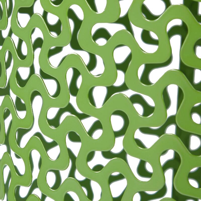 Set of 3 Nesting Side Tables Metal Round Accent Tables for Patio Balcony Garden Indoor Living Room - 15.7" x 22.0"