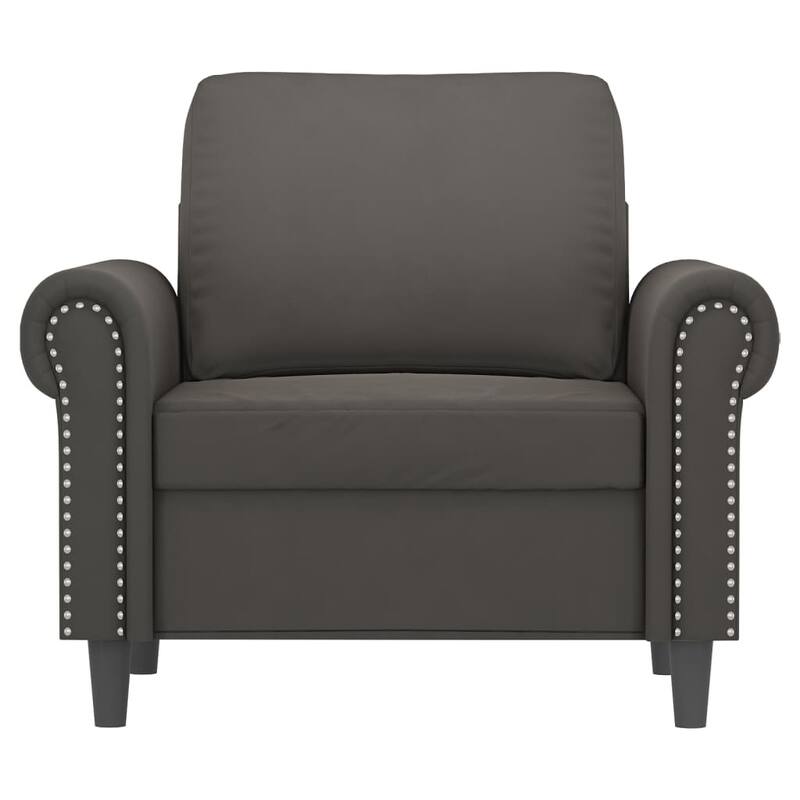 vidaXL Sofa Chair Living Room Accent Upholstered Chair with Armrest Velvet