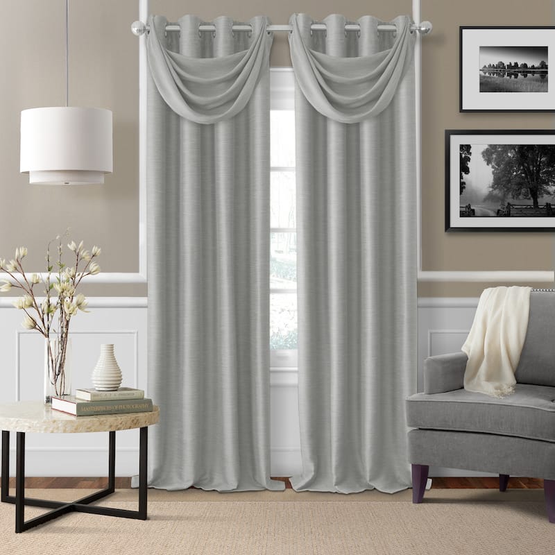 Elrene Brooke Blackout Window Curtain Panel