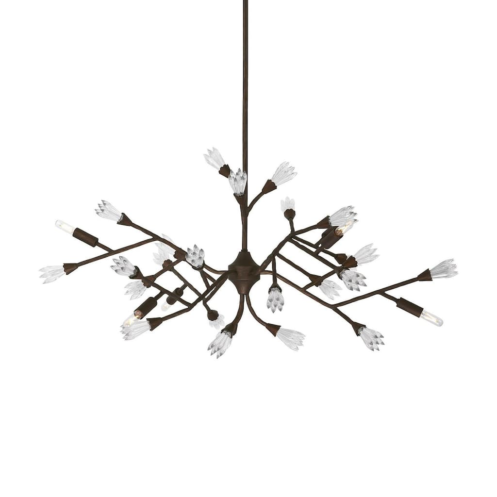 Savoy House 1-2168-6 Malinda 6 Light 41" Wide Abstract Chandelier