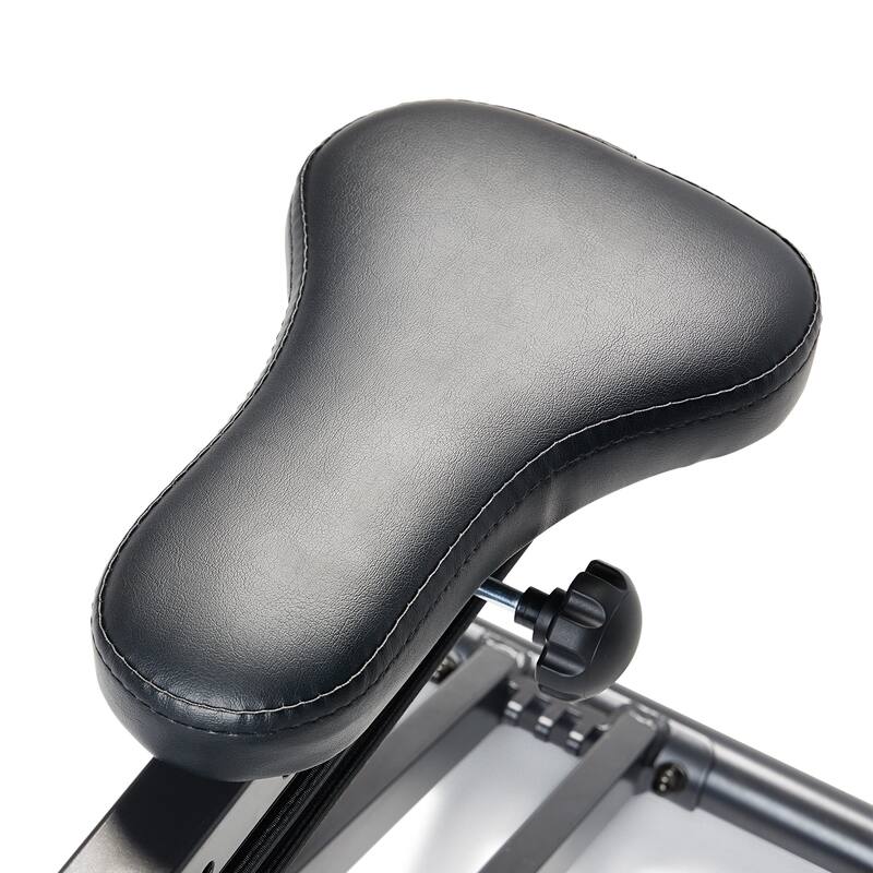 Sunny Health & Fitness Upright Row-N-Ride Exerciser - NO. 077 SMART - Black - 49.2*19.3*48.8