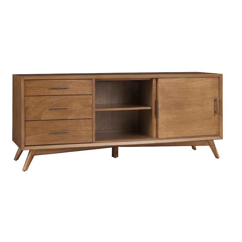 Flair 64" Acorn Mid Century Mod TV Console - 27" x 64" x 19"