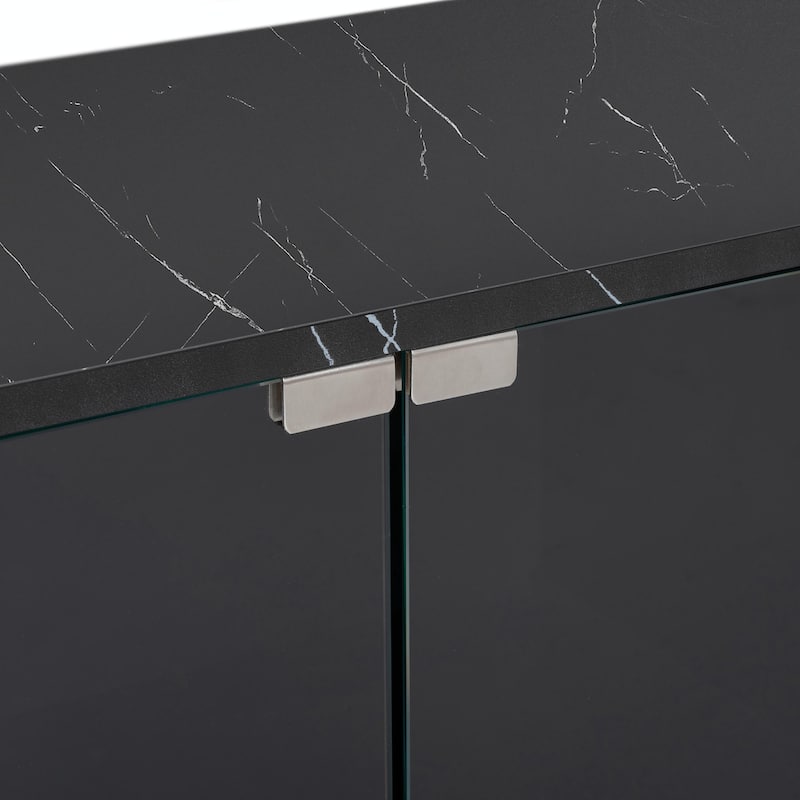 Modern APP-Controlled LED TV Stand for TVs up to 105''