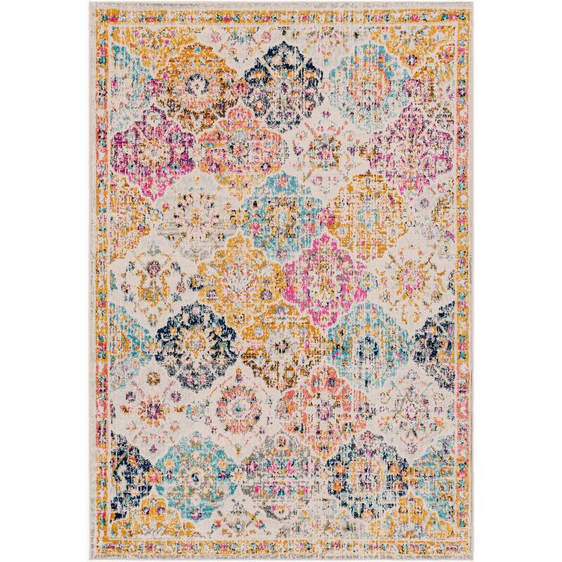 Livabliss Harput Transitional Medallion Area Rug