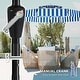 preview thumbnail 25 of 25, Outsunny 8.6FT Patio Umbrella, UPF 30+ Outdoor Market Umbrella, 2-Tier Vented Patio Table Umbrella with Crank 8 Ribs