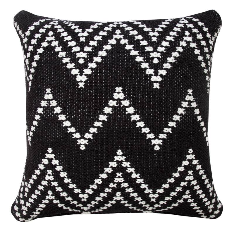 Sevita Modern Woven Chevron Throw Pillow