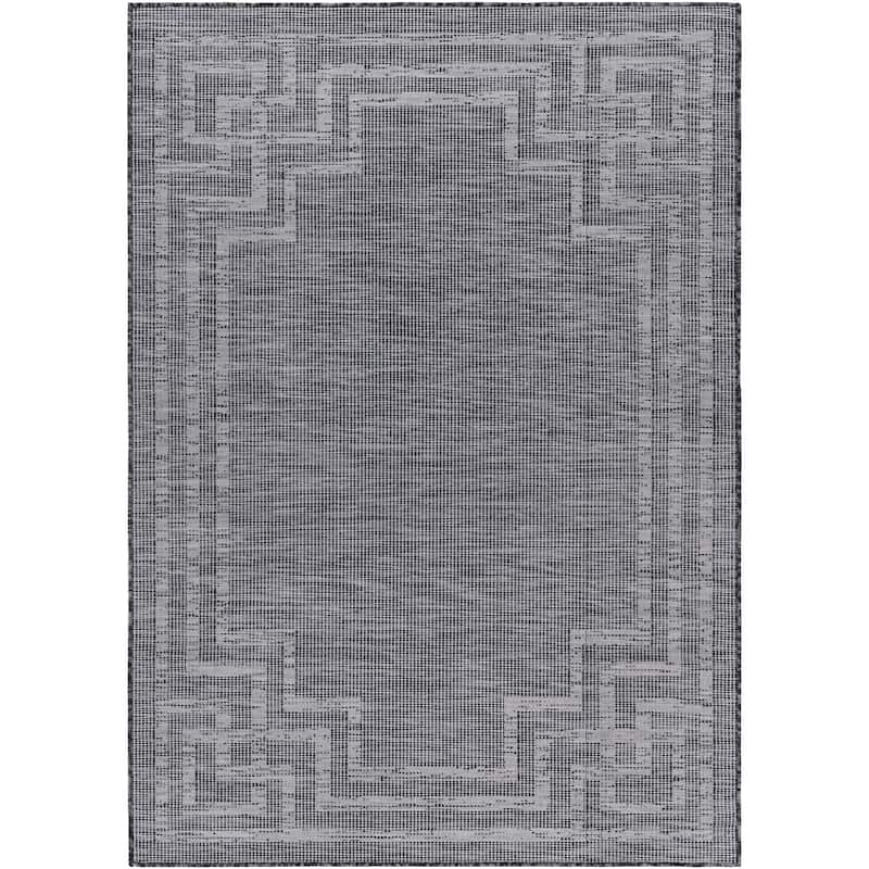 Livabliss Esana Traditional Border Outdoor Area Rug