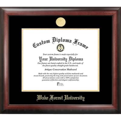 Wake Forest University 14w x 11h Gold Embossed Diploma Frame